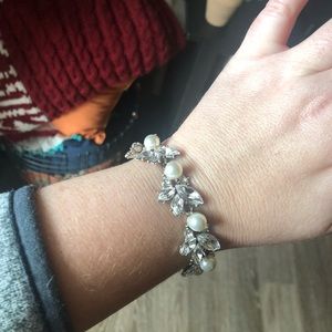 Crystal and Pearl | Luxury Bracelet | Bridal Bracelet